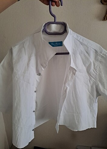 s Beden Crop model gomlek