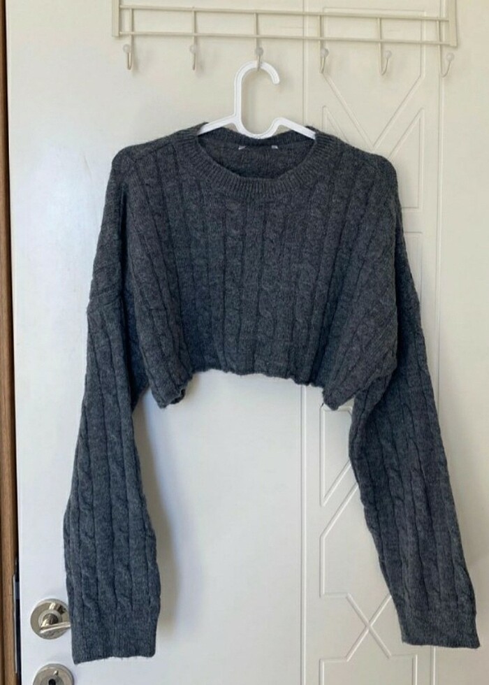 Crop hırka - Görsel 2