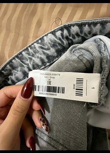 Gri jean - Görsel 2
