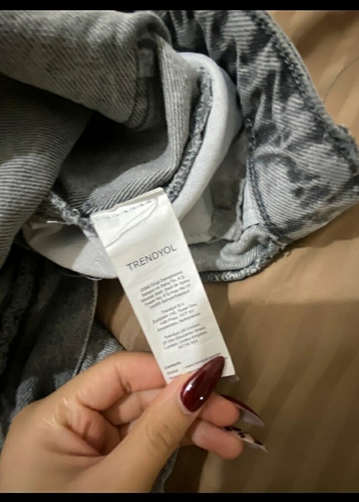 Gri jean - Görsel 5