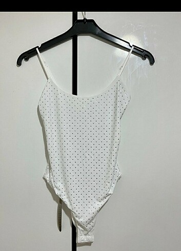 zara taşlı body - Görsel 2
