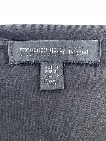 34 Beden siyah Renk Forever New Kısa Elbise %70 İndirimli.