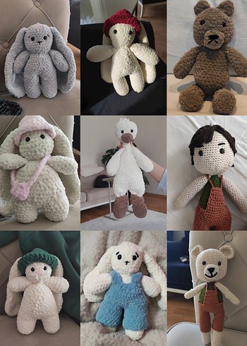 Amigurumi Örgü Hayvan ve Bebek
