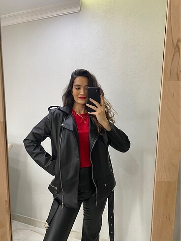 Zara model deri ceket