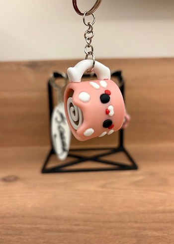 Renkli Zincir Detaylı Punk Anahtarlık - Görsel 3