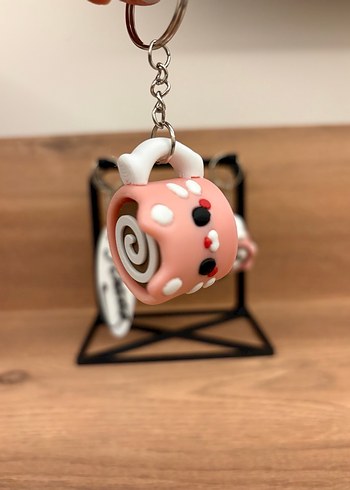 Renkli Zincir Detaylı Punk Anahtarlık - Görsel 2