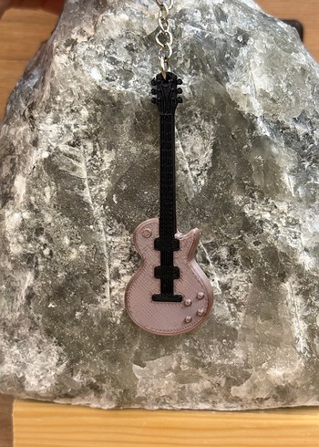 Gitar figürlü anahtarlık - Görsel 6