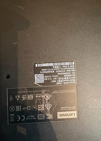 Lenovo Siyah Dizüstü laptop - Görsel 6