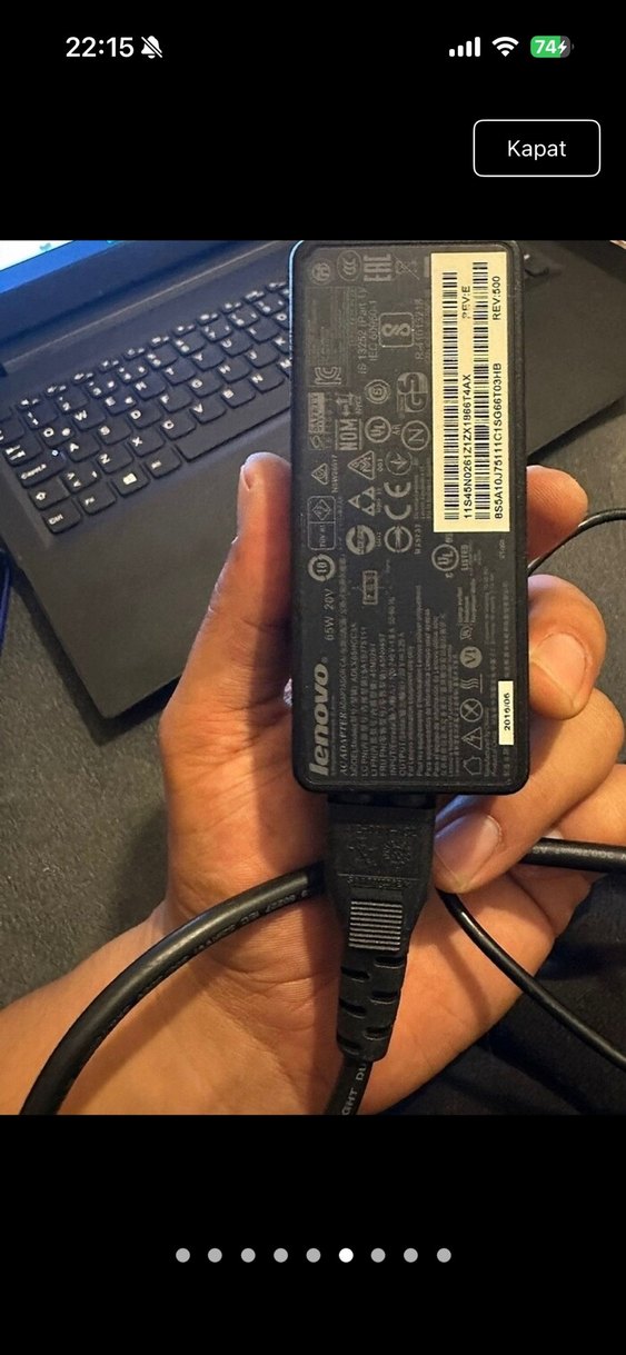 Lenovo Siyah Dizüstü laptop - Görsel 2