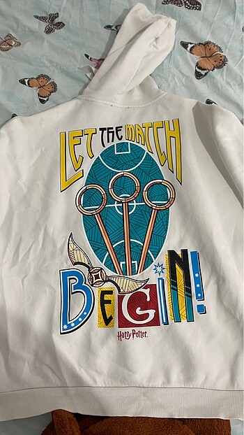 Mavi Jeans Mavi harry potter baskılı kapüşonlu fermuarlı swatshirt