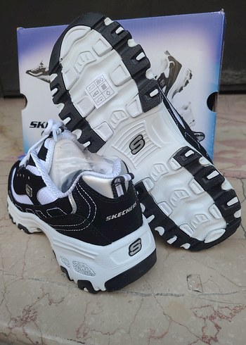 38 Beden siyah Renk Skechers D'lites 38 Numara Spor Kadın Ayakkabı