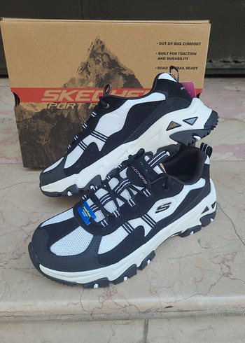 Skechers Skechers Beyaz Siyah Spor Ayakkabı 37 Numara