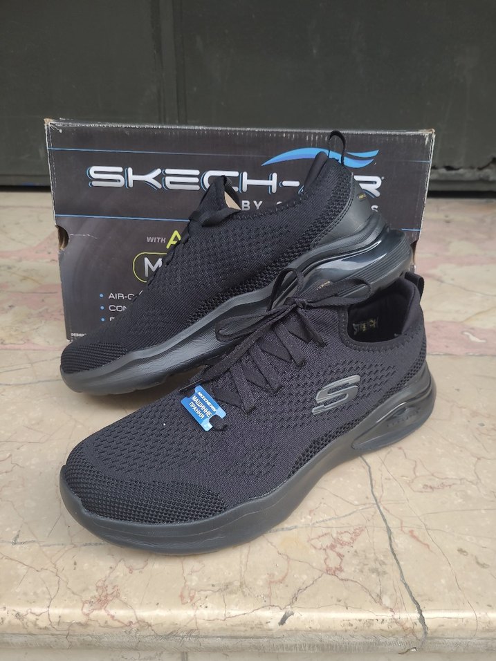 Skechers Skech-Air 44 Numara Siyah Erkek Spor Ayakkabı - Görsel 2