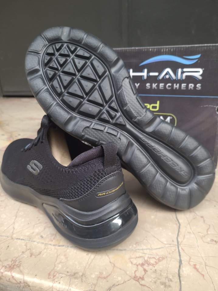 Skechers Skech-Air 44 Numara Siyah Erkek Spor Ayakkabı - Görsel 3