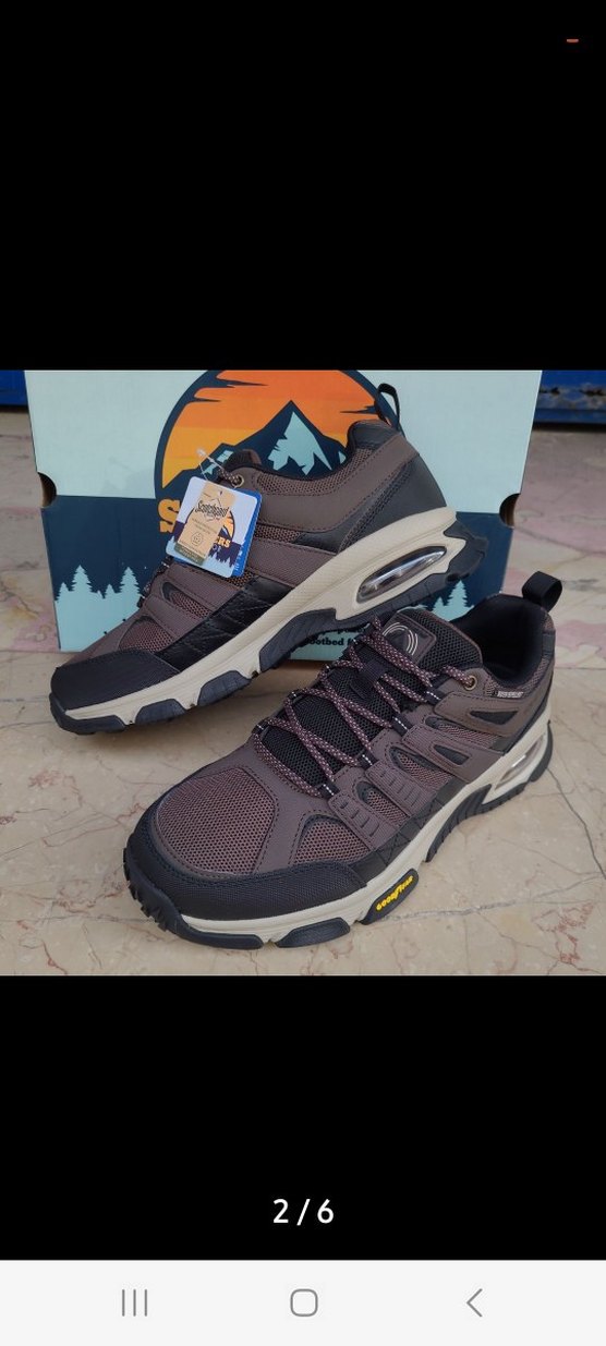 Skechers 42 Numara Outdoor Erkek Kahverengi Spor Ayakkabı - Görsel 2
