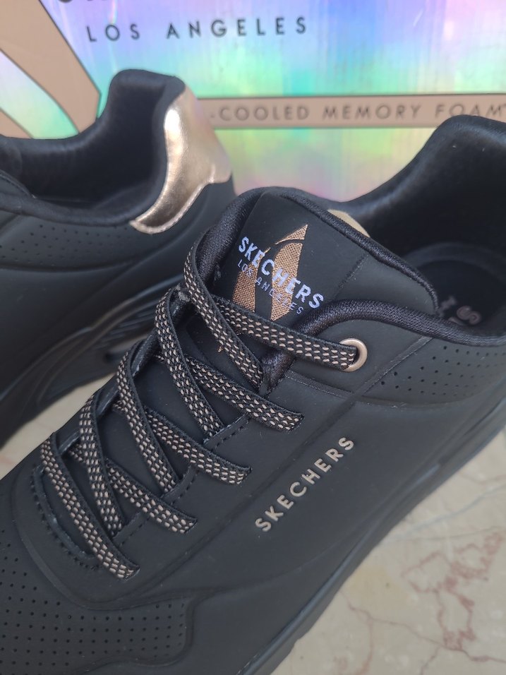 Skechers 37 Numara Siyah Kadın Spor Ayakkabı - Görsel 3