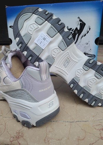 38 Beden beyaz Renk Skechers D'lites Kadın 38 Numara Spor Ayakkabı