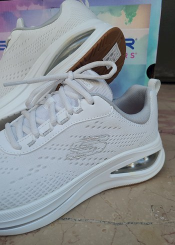 38,5 Beden Skechers Beyaz 38.5 Numara Kadın Spor Ayakkabı