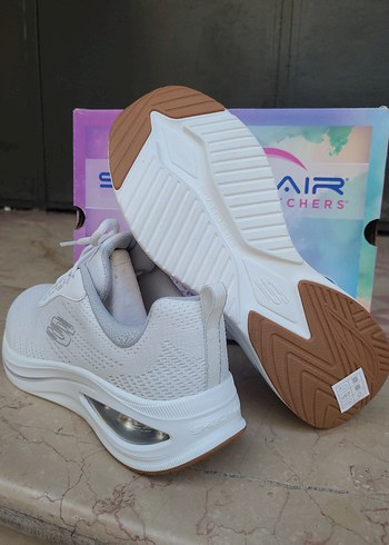 38,5 Beden beyaz Renk Skechers Beyaz 38.5 Numara Kadın Spor Ayakkabı