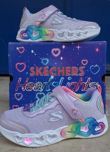 Skechers 34 Numara Işıklı Spor ayakkabı 