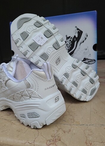 38 Beden beyaz Renk Skechers D'lites 38 Numara Spor Ayakkabı 