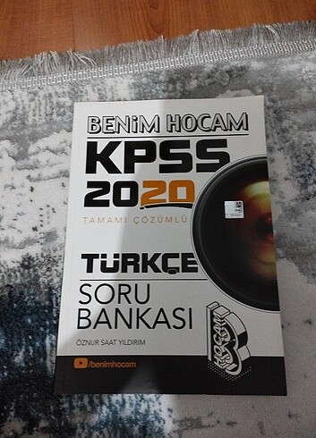 Benim hocam kpss türkce soru bankası