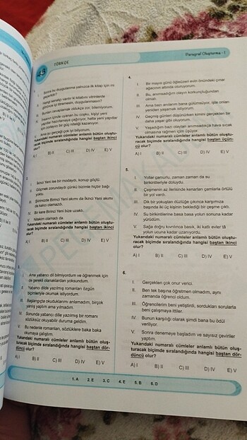 Beden Renk Ales dgs türkce matematik yaprak test