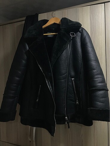 Kadın Suni Biker Ceket Stradivarius