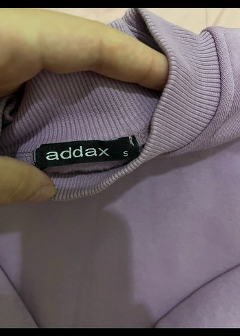 Mor Oversize Kadın Sweatshirt - Görsel 3