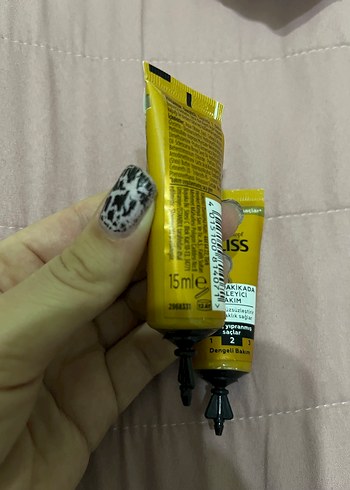 Gliss Saç Maskesi Sos Oil Nutritive 15 ml - Görsel 4