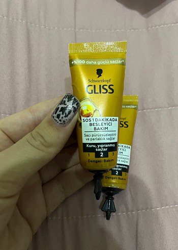 Gliss Saç Maskesi Sos Oil Nutritive 15 ml - Görsel 3