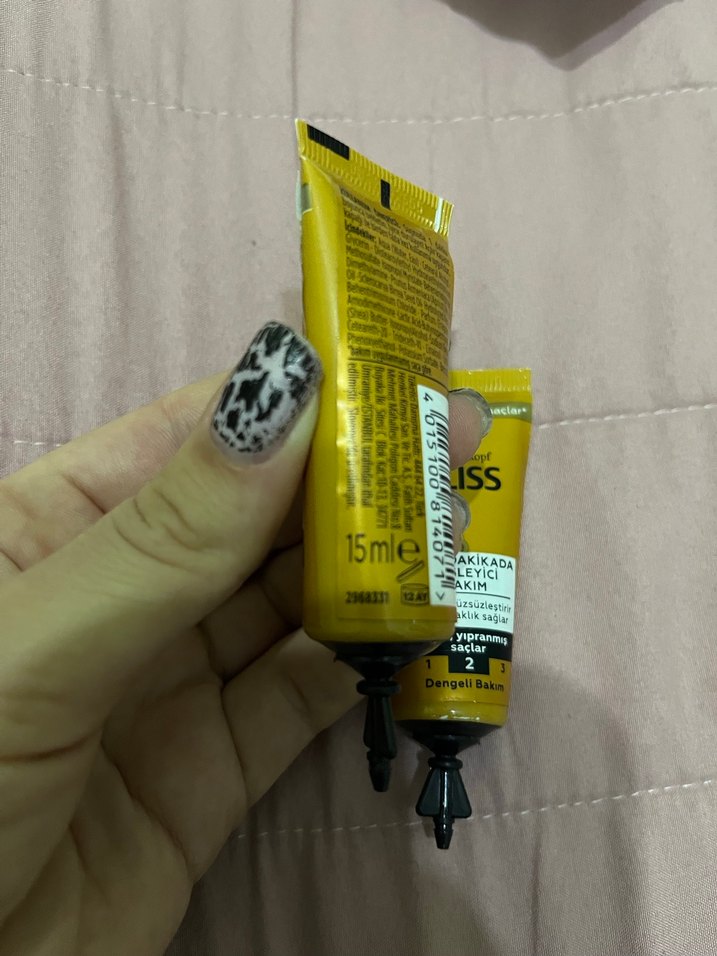 Gliss Saç Maskesi Sos Oil Nutritive 15 ml - Görsel 4