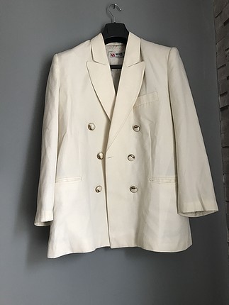 Zara Vintage beyaz ceket