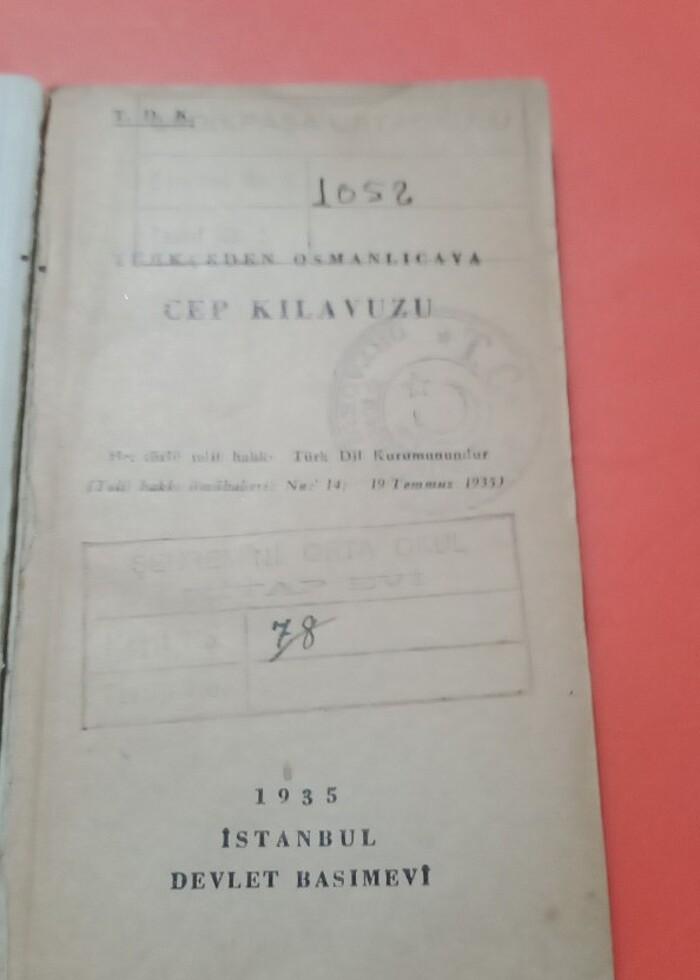 Türkçeden Osmanlıca'ya Cep Kılavuzu 2 adet - Görsel 2
