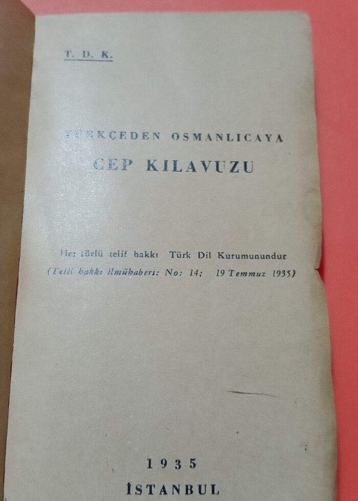 Türkçeden Osmanlıca'ya Cep Kılavuzu 2 adet - Görsel 5