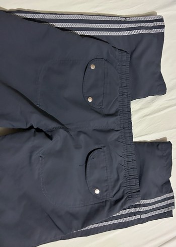 Erkek Gri Adidas Fermuarlı Rahat Eşofman Altı - Görsel 5