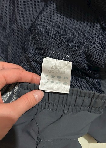 Erkek Gri Adidas Fermuarlı Rahat Eşofman Altı - Görsel 6