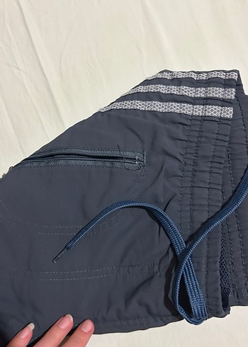 Erkek Gri Adidas Fermuarlı Rahat Eşofman Altı - Görsel 3