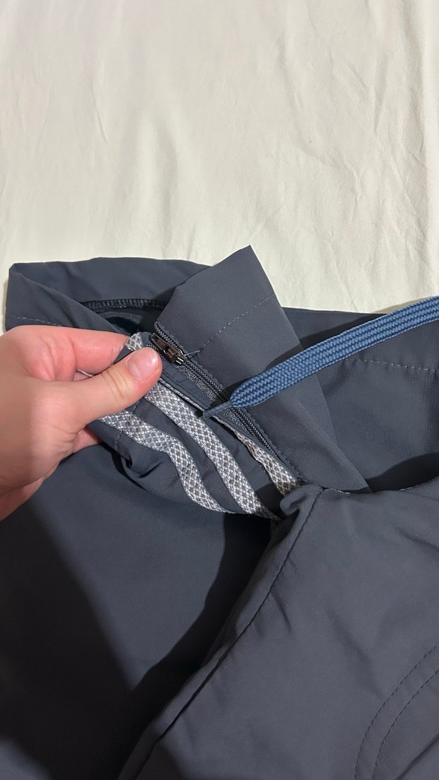 Erkek Gri Adidas Fermuarlı Rahat Eşofman Altı - Görsel 2