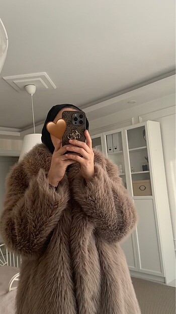 l Beden kahverengi Renk zara kürk pelüş yeni