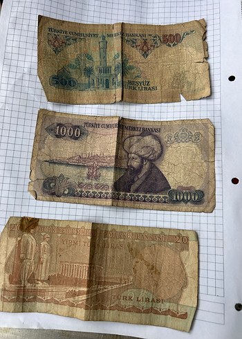 Eski Türk Lirası Banknotları Koleksiyonu - Görsel 3