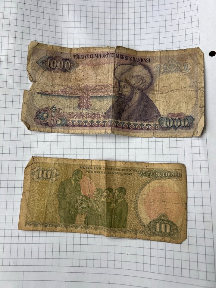 Eski Türk Lirası Banknotları Koleksiyonu - Görsel 4