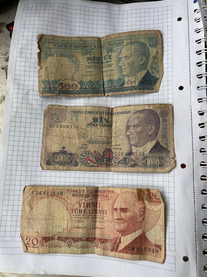 Eski Türk Lirası Banknotları Koleksiyonu - Görsel 2