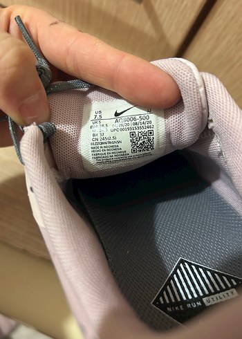 Pembe Gri Dolgu Topuklu Bağcıklı Kadın Spor Ayakkabı - Görsel 4