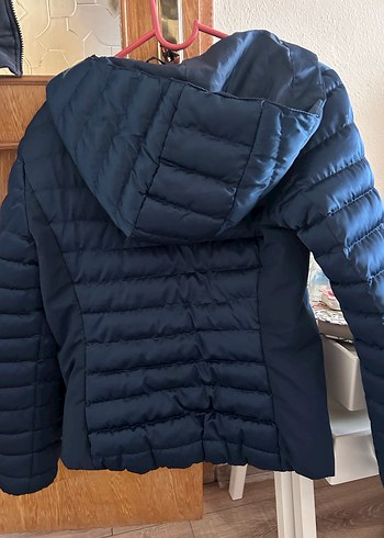 Mudo Lacivert Kadın Fermuarlı Mont - Görsel 2