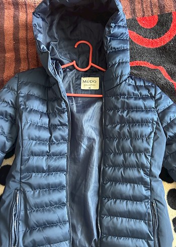 Mudo Lacivert Kadın Fermuarlı Mont - Görsel 3