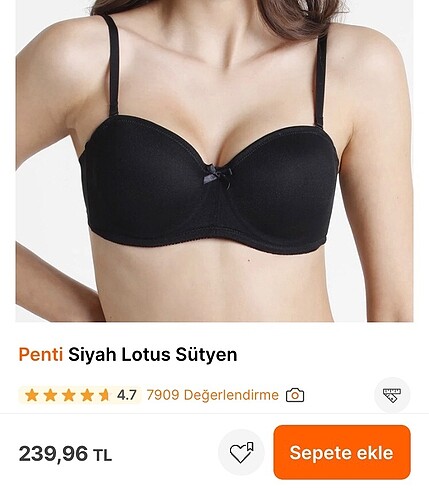 Penti lotus sütyen. (75D)