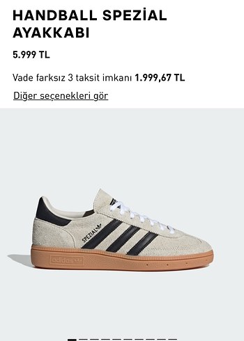Bej Adidas Handball Spezial Kadın Spor Ayakkabı