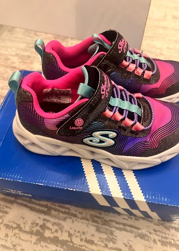 30 Beden Kız Çocuk Renkli Velcro Spor Ayakkabı