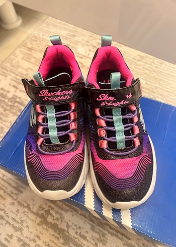 Kız Çocuk Renkli Velcro Spor Ayakkabı